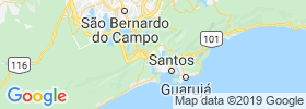 Cubatao map